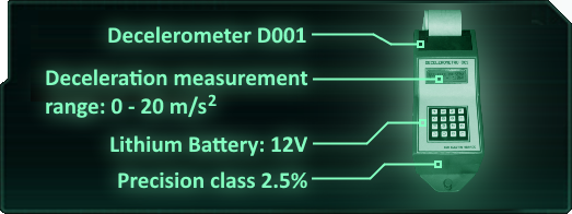 Decelerometru D001